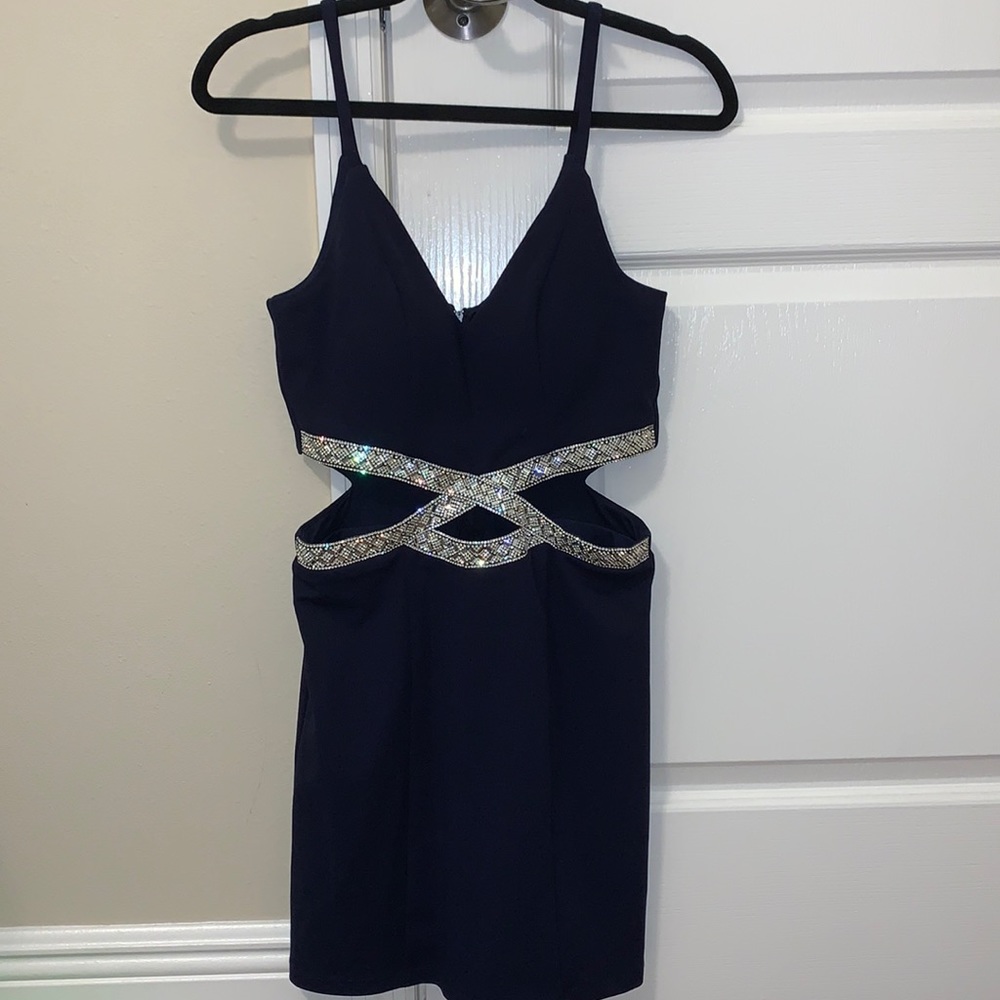 navy dress